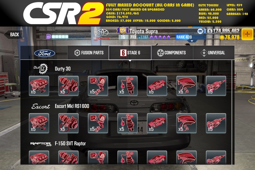 CSR2 FULLY MAXED ACCOUNT ThatCSR2Mods